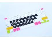 Moonmini Case for Apple Macbook Pro 13 inch Black Soft Clear Silicone Keyboard Film Cover Skin Protector