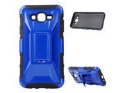 Moonmini for Samsung Galaxy J7 Full Body Rugged Holster Shockproof Hybrid Combo Case Cover Protector with Kickstand Blue