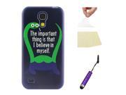 Moonmini for Samsung Galaxy S4 Mini i9190 Ultra thin Soft TPU Phone Back Case Cover Protective Shell Cartoon Animal
