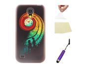 Moonmini for Samsung Galaxy S4 Mini i9190 Ultra thin Soft TPU Phone Back Case Cover Protective Shell Spiral Stair