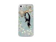 Moonmini Stylish Shining Rhinestones Hard PC Snap On Back Case Cover Shell for iPhone 6 4.7 inch Bow knot Pattern
