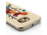Moonmini for Samsung Galaxy S6 Edge G9250 Ultra thin Soft TPU Phone Back Case Cover Protective Shell Fox