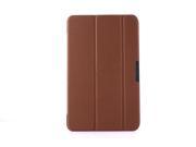Moonmini Case for ASUS MeMO Pad 8 ME181C Coffee Stylish PU Leather Folding Stand Flip Case Cover Skin Protector with Magnetic Closure