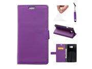 Moonmini Case for Samsung Galaxy Note 5 Purple Litchi Grain PU Leather Case Flip Stand Cover Wallet Card Holders with Magnetic Closure
