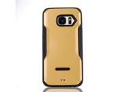 Samsung Galaxy S7 GoldenFashion PC Silicone Back Shell Case Cover Skin Protector with Kickstand