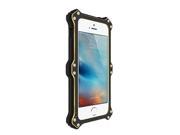 Moonmini Case for Apple iPhone SE 5SE 5 5S Black Luxury Metal Silicone Shockproof Dirtproof Snowproof Heavy Duty Case Cover Shell with Toughened Glass Scree