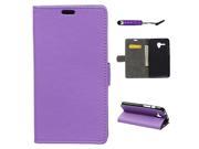 Moonmini Case for Alcatel One Touch Pop 3 5.5 inch PU Leather Flip Stand Wallet Card Slots Case Cover with Magnetic Closure Purple