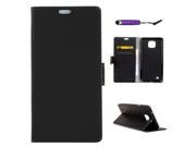Moonmini Case for LG X Cam PU Leather Phone Case Flip Stand Cover Wallet Card Holders with Magnetic Closure Black
