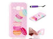 Moonmini Case for Samsung Galaxy J1 TPU Ultra thin Soft Back Case Cover Shell Protector Macaron