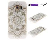 Moonmini Case for Samsung Galaxy S6 Edge G9250 Ultra Slim Fit Soft TPU Phone Back Case Cover Protector Flower