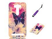 Moonmini Case for LG G4 Stylus LG G Stylo LS770 Ultra thin Hard PC Snap On Back Case Cover Shell Protector Butterfly