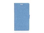 Moonmini Case for Huawei Ascend G620s Sky Blue Linen Grain PU Leather Flip Stand Case Cover Wallet Card Holders with Magnetic Closure