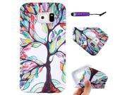 Moonmini Case for Samsung Galaxy S6 G9200 Silicone Ultra thin Soft Back Case Cover Shell Protector Painted Tree