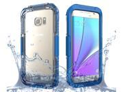 Moonmini Case for Samsung Galaxy S7 Edge Waterproof Shockproof Dirtproof Snowproof Case Cover Protector Blue