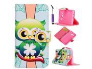 Moonmini Case for Samsung Galaxy A5 PU Flip Stand Leather Wallet Case Cover with Magnetic Closure Bird
