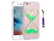 Moonmini Case for Apple iPhone 6 Plus Apple iPhone 6S Plus Dynamic Liquid Hard PC Back Case Cover Protector Green