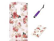 Moonmini Case for LG V10 Ultra thin Hard PC Snap On Back Case Cover Shell Protector Flowers