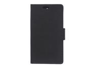 Moonmini Case for ZTE Blade S7 Black PU Leather Flip Stand Wallet Card Slots Case Cover with Magnetic Closure