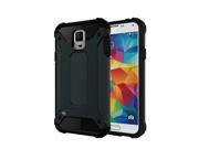 Moonmini case for Samsung Galaxy S5 i9600 Hybrid Combo Armor Shockproof Phone Back Case Protective Shield Dark Navy