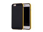 Moonmini case for iPhone 6 iPhone 6s 4.7 inch Hard Frame Bumper Soft Anti slip Phone Back Case Protective Shell Yellow