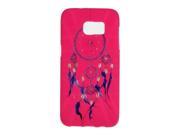 Moonmini case for Samsung Galaxy S7 Edge Ultra Slim Fit Hot Pink Soft TPU Phone Back case Protector Shell Dream Catcher