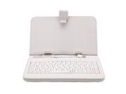 7 Inch Protective Leather Case Mini USB Keyboard For Android Tablet PC Notebook