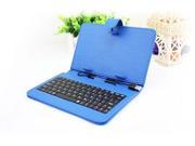 9 Inch Protective Leather Case Mini USB Keyboard For Android Tablet PC Notebook