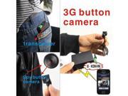 3G Button Mini Hidden Camera Spy Surveillance Remote WiFI Wireless Covert Security Real Time Monitoring Audio Video Pictures Recording iPhone Android GSM DVR