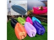 New Fast Inflatable Sofa Air Sleep Bed Festival Camping Travel Holiday Bag Sleeping Lazy Hangout Lounger Air Bed Many Colors Black