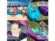 Inflatable Hangout Air Sleeping Hiking Camping Bed Beach Sofa Lounge Lazy Bag Many Colors Purple