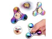Rainbow EDC Hand Spinner Tri Fidget Focus Desk Toys Stocking Stuffer Kids/Adult