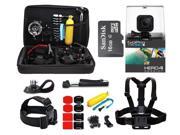 GoPro Hero4 Session HD Waterproof Camera Camcorder with 16GB MicroSD Card 23 IN 1 Accessory Kit Full Bundle includes Selfie Stick Floating Bobber Chest Mo