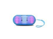 PORTABLE PULSE LED LIGHT STEREO WIRELESS BLUETOOTH SPEAKER WITH FM FOR SMARTWATCHES TABLETS
