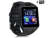 DZ09 Bluetooth Smart Wrist Watch 2.0MP HD Camera Smart Wearable For Android iOS Phones 8GB Micro Sd Card