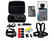 GoPro Hero5 Session HD Waterproof Camera Camcorder with 16GB MicroSD Card 23 IN 1 Accessory Kit Full Bundle includes Selfie Stick Floating Bobber Chest Mo