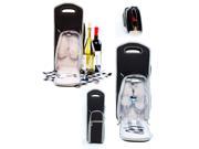 7 Pcs Wine Carrier Tote Bag Insulated Wine Bottle Holder Picnic Set