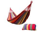 Portable Cotton Rope Outdoor Swing Fabric Camping Hanging Hammock Canvas Bed