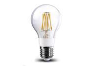 240 Volts 4 Watt LED Filament A19 Light Bulb Fits E26 E27 Screw Base Cool White Light Bulb Replacement