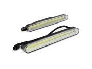 FULL WATERPROOF DC 9V 16V Off Grid COB LED Light Tube On Board Cool White LED Light Bar With Wire Solar Marine Auto Vehicle 2 Pack
