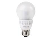 Cree 120V 6 Watt LED Light Bulb E26 E27 Screw Fitting Cool White Lamp A19 Light Bulb Replacement Dimmable Safety Glass