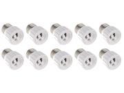 Lamp Socket Changer Medium Edison Base Socket To Fit GU10 Spot Light Bulbs 10 Pack