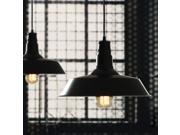 Loft High Ceiling Hanging Vintage Edison Half Bare Light Fixture Wall Lamp Kitchen 23CM White