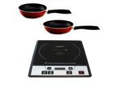 Tronic Solid Ceramic Plate Induction Stove Set 3 Piece Set