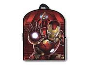Marvel Avengers Age of Ultron Polyester Ironman Backpack with Adjustable Cushioned Straps and Mesh Pocket