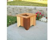Square Cedar Planter Box 1