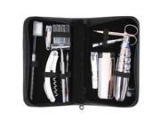 Royce Executive Leather Travel Grooming Kit