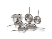 Earthchef 10 Piece Premium Copper Clad Cookware Set