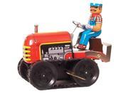 Collectible Tin Toy Red Tractor