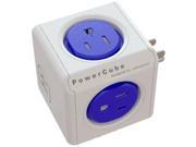 PowerCube Original 4 Outlet Wall Adapter with 2 USB Ports