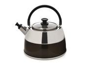 2.5 L Stainless Steel Whistling Kettle with Stay Cool Handle and Glass Lid
